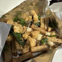 Rice Cakes & Mushrooms  at Pine & Crane in Los Angeles