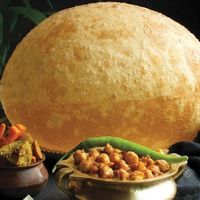 Poori with Chana  at Hocco eatery- Anandnagar (Havmor) in Ahmedabad