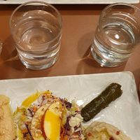 Entrée du menu vegan at Restaurant Égyptien Beau Rêve in Nantes