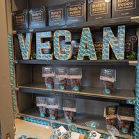 Vegan range at Roly's Fudge Pantry in Salisbury