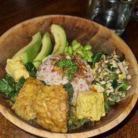 Vegan Bowl at Honeymoon Kitchen in Ubud