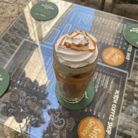 Caramel iced coffee  at North Coffee Shop in Budva