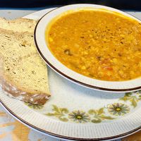 Delicious soup😋  at The Pack Horse Cafe in Bridport