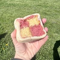 Battenberg slice   at The New Denver in Cullen