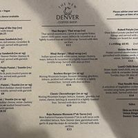 Menu Nov’24  at The New Denver in Cullen