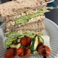 Chickpea chunna sandwich   at The New Denver in Cullen