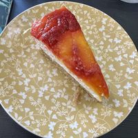 Raspberry and mango cheesecake   at The New Denver in Cullen