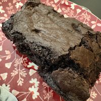 Amazing Chocolate Brownie - everything I want in a brownie!  at The New Denver in Cullen
