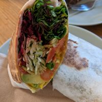 Vegan wrap at Funk You Natural Food in Berlin