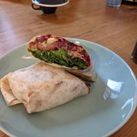 Vegan wrap at Funk You Natural Food in Berlin