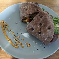 Vegan sandwich at Funk You Natural Food in Berlin