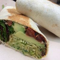 vegan wrap at Funk You Natural Food in Berlin