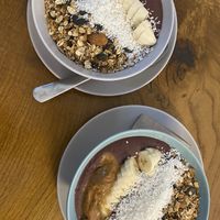 Açai Bowl with extra peanut butter 🤍  at Funk You Natural Food in Berlin