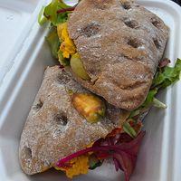 Vegan Sandwich at Funk You Natural Food in Berlin