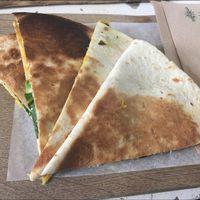 Vegan quesadillas  at Funk You Natural Food in Berlin