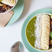 Matcha bowl at Funk You Natural Food in Berlin