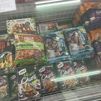 Freezer  at El Sueco Supermercado in Barcelona