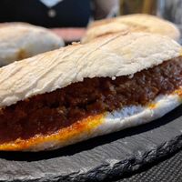 Pepito de sobrasada vegana  at Casino Gastro Club in Totana