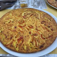 Farinata peperoni  at Lo Spuntino in Loano