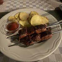 Soy skewers   at Save The Ales in Bishkek