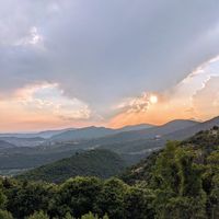 Panorama at Trattoria La Madia in Brione