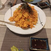 Kimchi rice without egg (you need to specify that) at Tokyo Sushi Vitoria in Vitoria Gasteiz