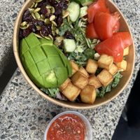 Vegan bowl  at Hope Mountain Cafe in Hope