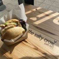 “Cheese” salad bagel!   at The Salty Crow in Lowestoft