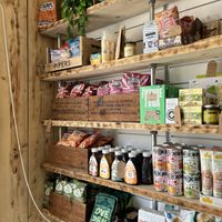Vegan products available to buy  at The Salty Crow in Lowestoft