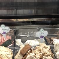 Watermelon and melon  at İl Fico Gelato in Datca