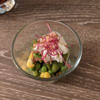 Free appetizer: crunchy and tasty. 4/5. 
 at Restaurant l'Angelus in Montpellier