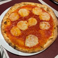 Pizza Vegana (also came with fresh basil which my daughter removed!)  at 128 in Vittorio Veneto