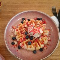 Waffle at Twisted Dessert Bar in Fitzroy