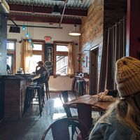 The rear section of the restaurant. at The Delft Bistro in Marquette