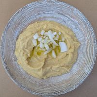 Mashed fava beans at Tavern O Magos in Crete