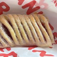 strawberry-vanilla pastry. it’s a little bigger, i’ve already had a bite!   at Anker - Südtiroler Platz in Salzburg