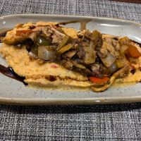 "cheddar" grits at ['plas] in Columbus