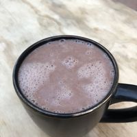 Traditional hot chocolate  at Choco in Campeche