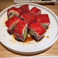 Vegan Golden Gate Roll…rolls were really mushy   at Sancha Sushi in San Francisco