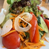 Huge vegan salad for only 7.9  at Ristorante Toscanini in Cologne