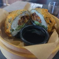 Sushi burger at KOKU Sushi in Boleslawiec