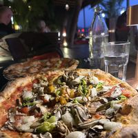  Vegan cheese pizza!   at Romanzo Tropicale in Koh Phangan