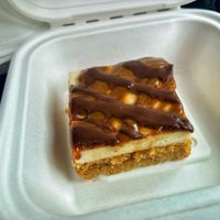 Caramel magic bar   at Fairy Cakes in Vancouver