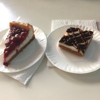 Cheesecake and slice at Fairy Cakes in Vancouver