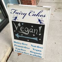 Sign  at Fairy Cakes in Vancouver