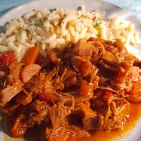 Ragout + Spätzle at blattwerk in Freiburg