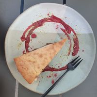 Cheesecake at blattwerk in Freiburg