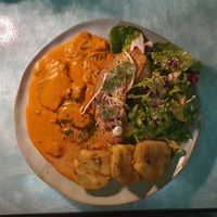 Geschnetzeltes mit Knödel und Salat at blattwerk in Freiburg
