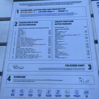 Menu  at Pancakes - Westermarkt in Amsterdam