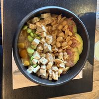 Vegan poke bowl  at Natur Poke - Puerto Pollença in Mallorca